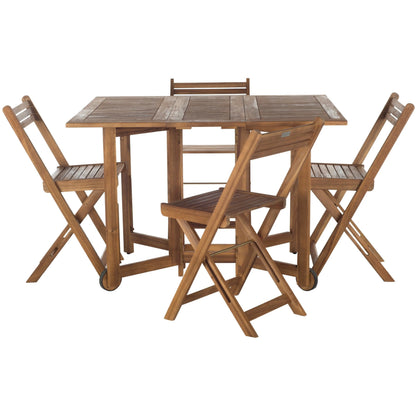 Ensemble de table à manger d'extérieur SAFAVIEH Outdoor Brandy 5 pièces - 43Lx35Px29H
