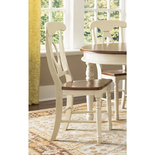 Chaises de salle à manger ajourées Samaria Simply Solid (lot de 2)