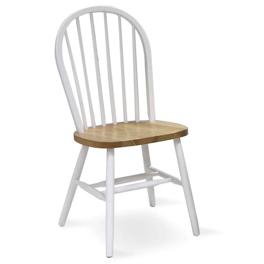Chaise de salle à manger à dossier fuseau Windsor en bois massif International Concepts