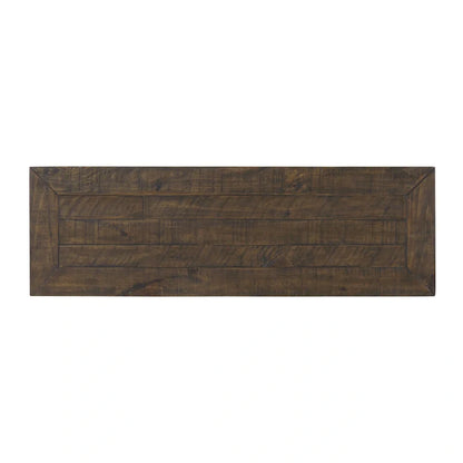 The Gray Barn Downington Table console de canapé à 2 tiroirs en bois massif