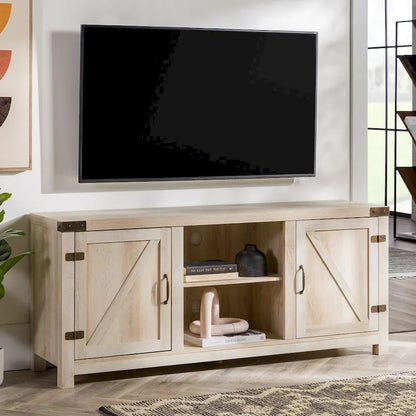 Meuble TV avec porte de grange Middlebrook Firebranch 58 pouces