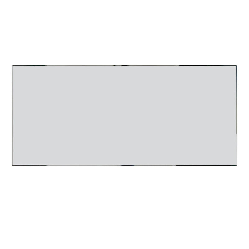 Bureau miroir avec 3 tiroirs – Argenté, 1 place assise
