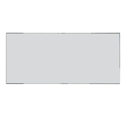 Bureau miroir avec 3 tiroirs – Argenté, 1 place assise