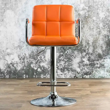 Tabouret de bar pivotant réglable moderne en similicuir Corvelli par Furniture of America