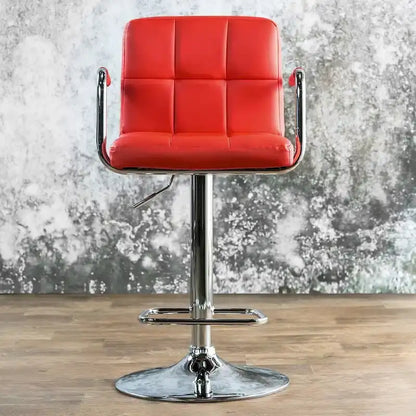 Tabouret de bar pivotant réglable moderne en similicuir Corvelli par Furniture of America