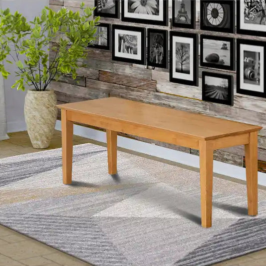 Banc de salle à manger en bois – Cappuccino / Acajou / Chêne, 2 places