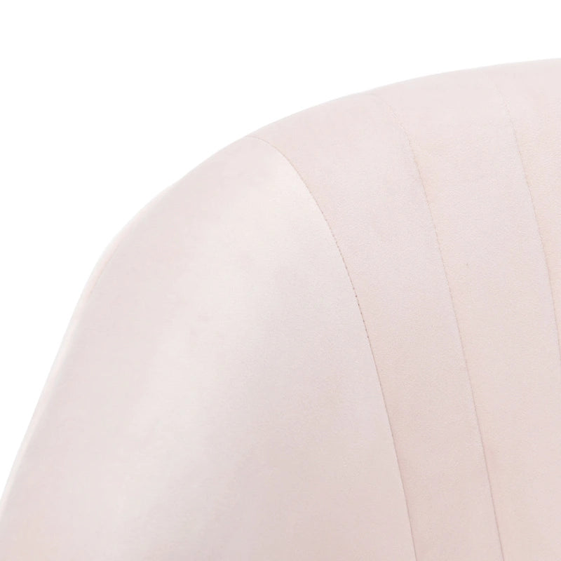 Fauteuil d'appoint dossier haut en velours – Une place