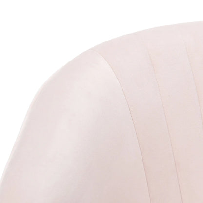 Fauteuil d'appoint dossier haut en velours – Une place