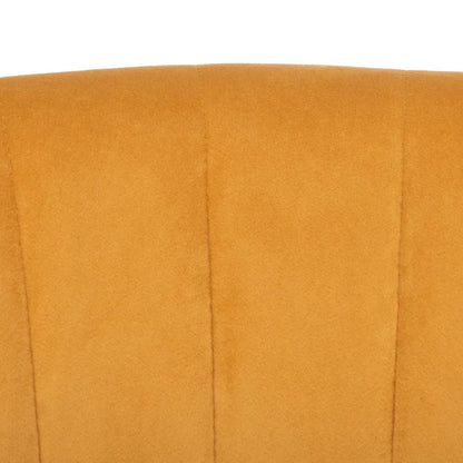 Fauteuil d'appoint dossier haut en velours – Une place