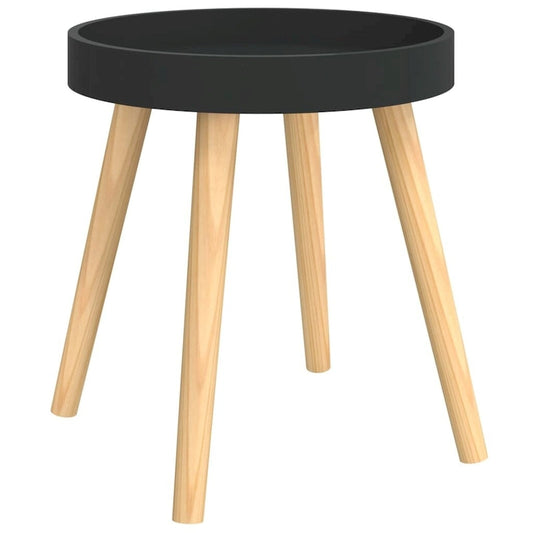 Table d'appoint ronde, multicolore (noir/blanc/gris), pour 1 personne
