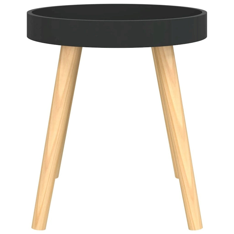 Table d'appoint ronde, multicolore (noir/blanc/gris), pour 1 personne