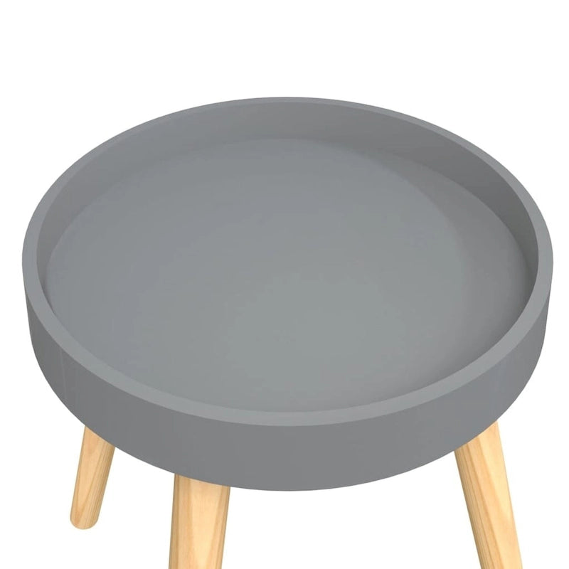 Table d'appoint ronde, multicolore (noir/blanc/gris), pour 1 personne