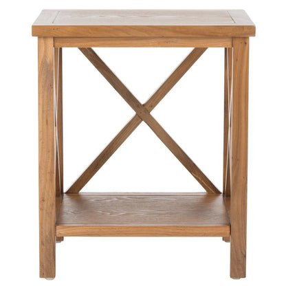 Table d'appoint à croisillons, multicolore (noir/chêne/sarcelle/gris/blanc/vert), pour 1 personne