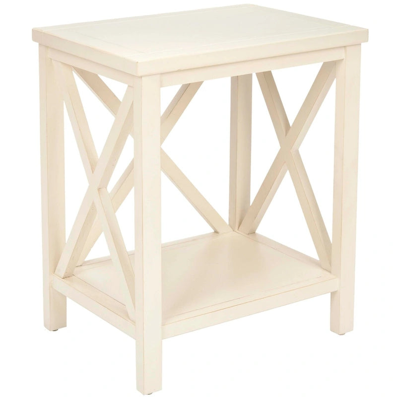 Table d'appoint à croisillons, multicolore (noir/chêne/sarcelle/gris/blanc/vert), pour 1 personne