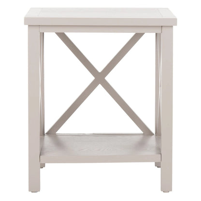 Table d'appoint à croisillons, multicolore (noir/chêne/sarcelle/gris/blanc/vert), pour 1 personne