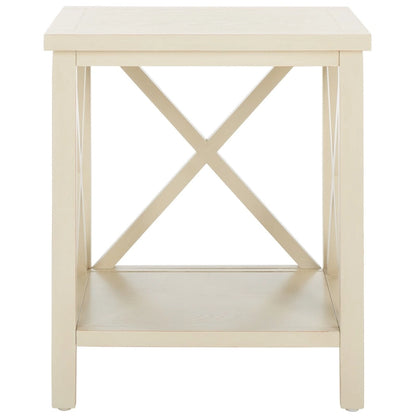 Table d'appoint à croisillons, multicolore (noir/chêne/sarcelle/gris/blanc/vert), pour 1 personne