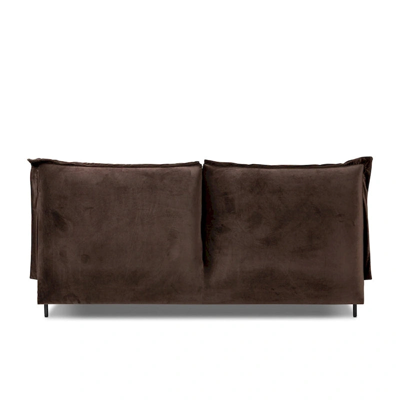 Cadre de lit double Surrey Cocoa, rembourré, 2 personnes