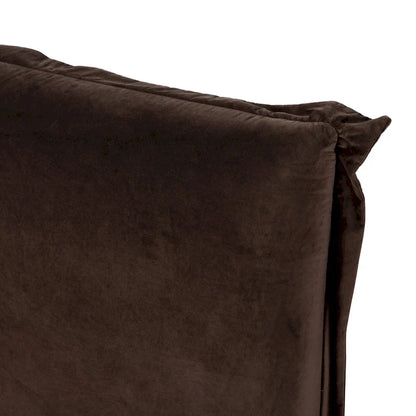 Cadre de lit double Surrey Cocoa, rembourré, 2 personnes