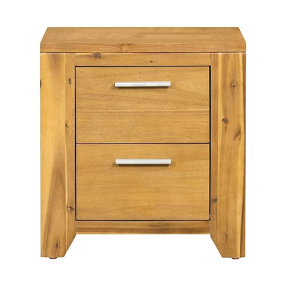 Commode marron en bois naturel – Style rustique, 2/5/6 tiroirs, pour 1 personne