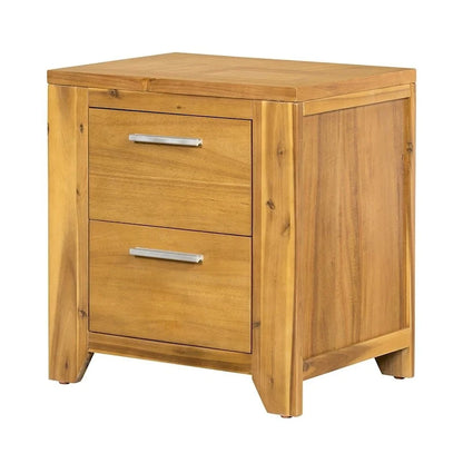 Commode marron en bois naturel – Style rustique, 2/5/6 tiroirs, pour 1 personne