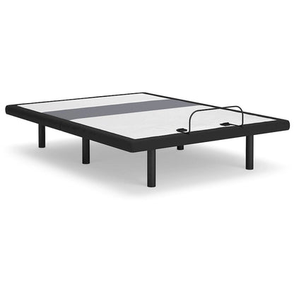 Base ajustable noire avec soutien lombaire et audio, 2 places