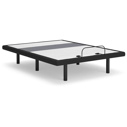 Base ajustable noire avec soutien lombaire et audio, 2 places