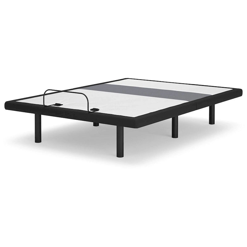Base ajustable noire avec soutien lombaire et audio, 2 places