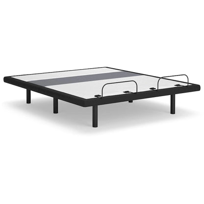 Base ajustable noire avec soutien lombaire et audio, 2 places