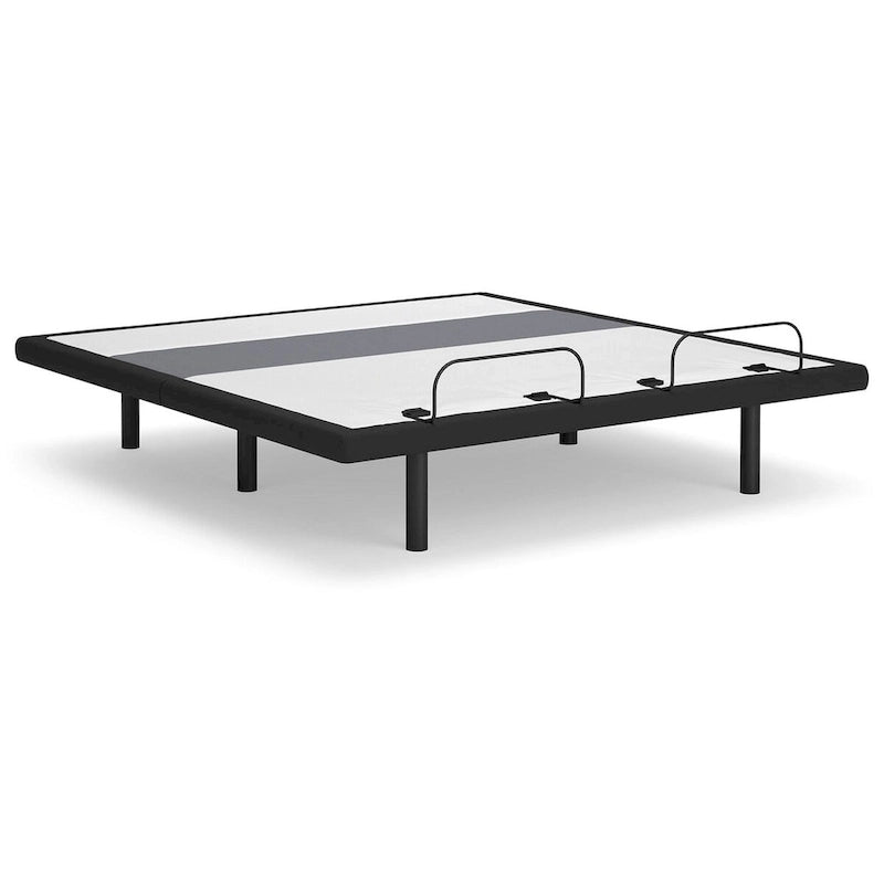 Base ajustable noire avec soutien lombaire et audio, 2 places