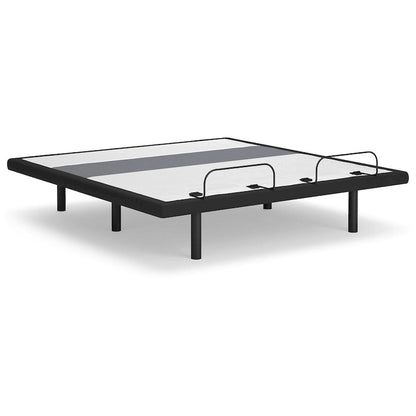 Base ajustable noire avec soutien lombaire et audio, 2 places