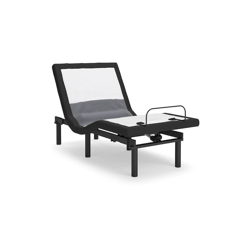 Base ajustable noire avec soutien lombaire et audio, 2 places