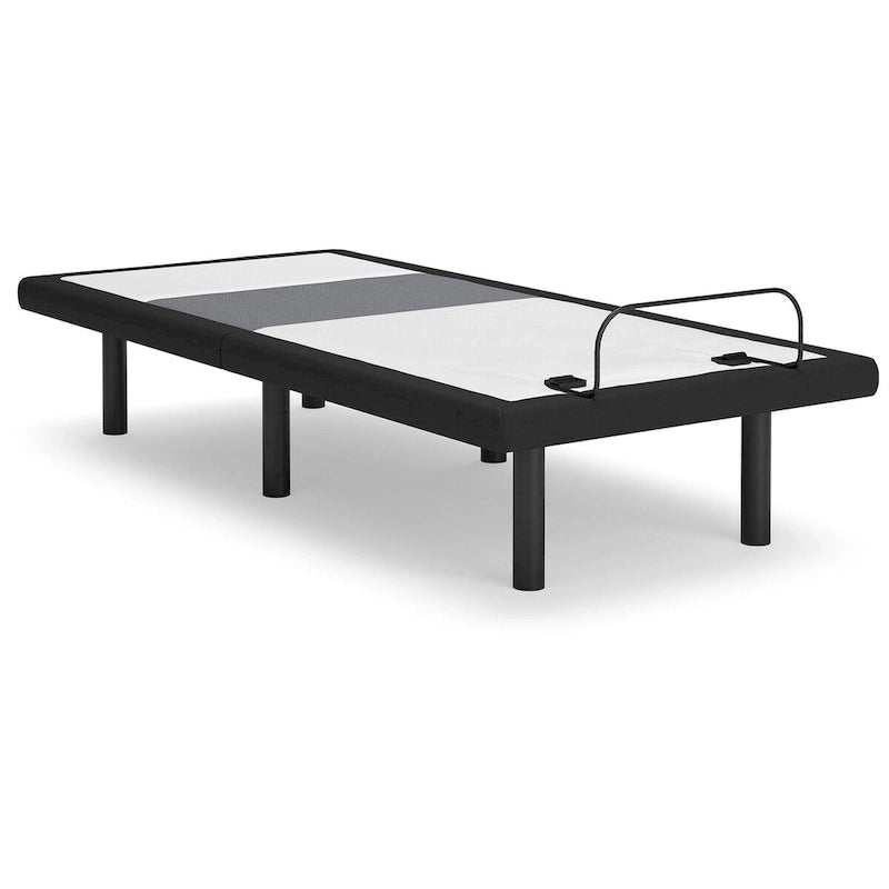 Base ajustable noire avec soutien lombaire et audio, 2 places