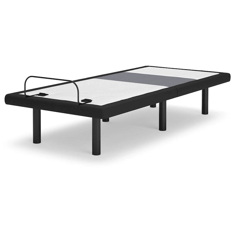 Base ajustable noire avec soutien lombaire et audio, 2 places