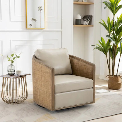 Fauteuil pivotant rond – Une place