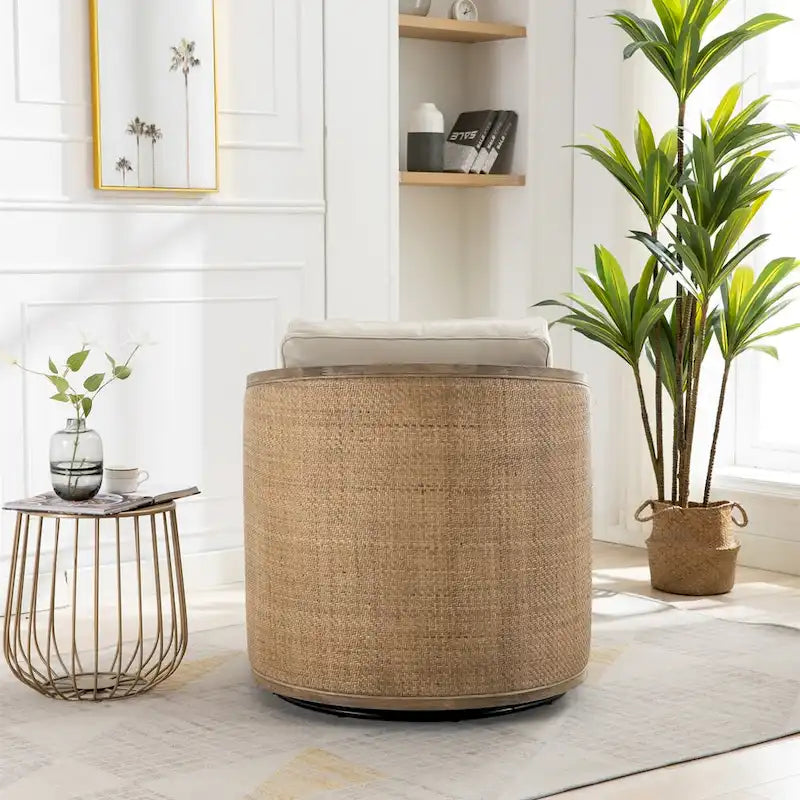 Fauteuil pivotant rond – Une place
