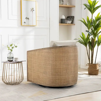 Fauteuil pivotant rond – Une place