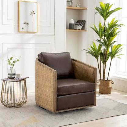 Fauteuil pivotant rond – Une place