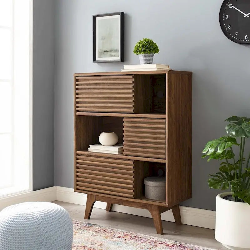  Juansbo Three-tier Display Storage Cabinet Stand