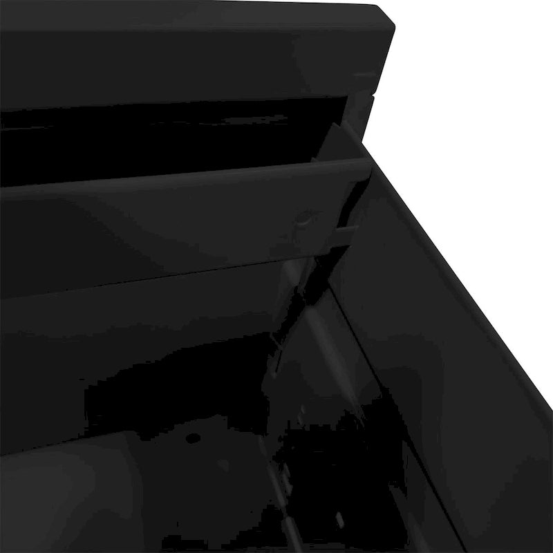 Classeur métallique 4 tiroirs – Blanc / Noir, un seul utilisateur