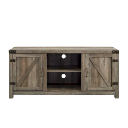 Meuble TV avec porte de grange Middlebrook Firebranch 58 pouces