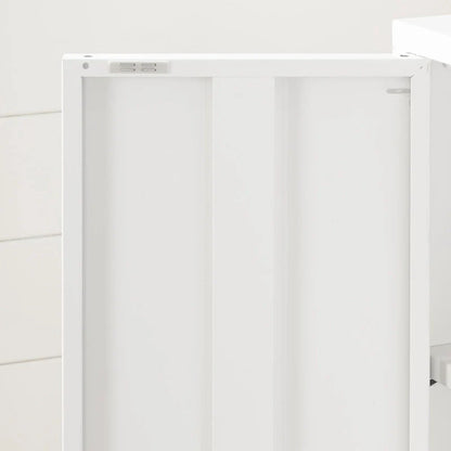 Armoire de rangement métallique à 2 portes avec étagères réglables